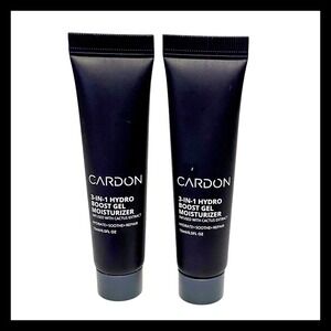 2 x Cardon 3-In-1 Hydro Boost Gel Moisturizer 0.5 oz Each New Sealed Cactus
